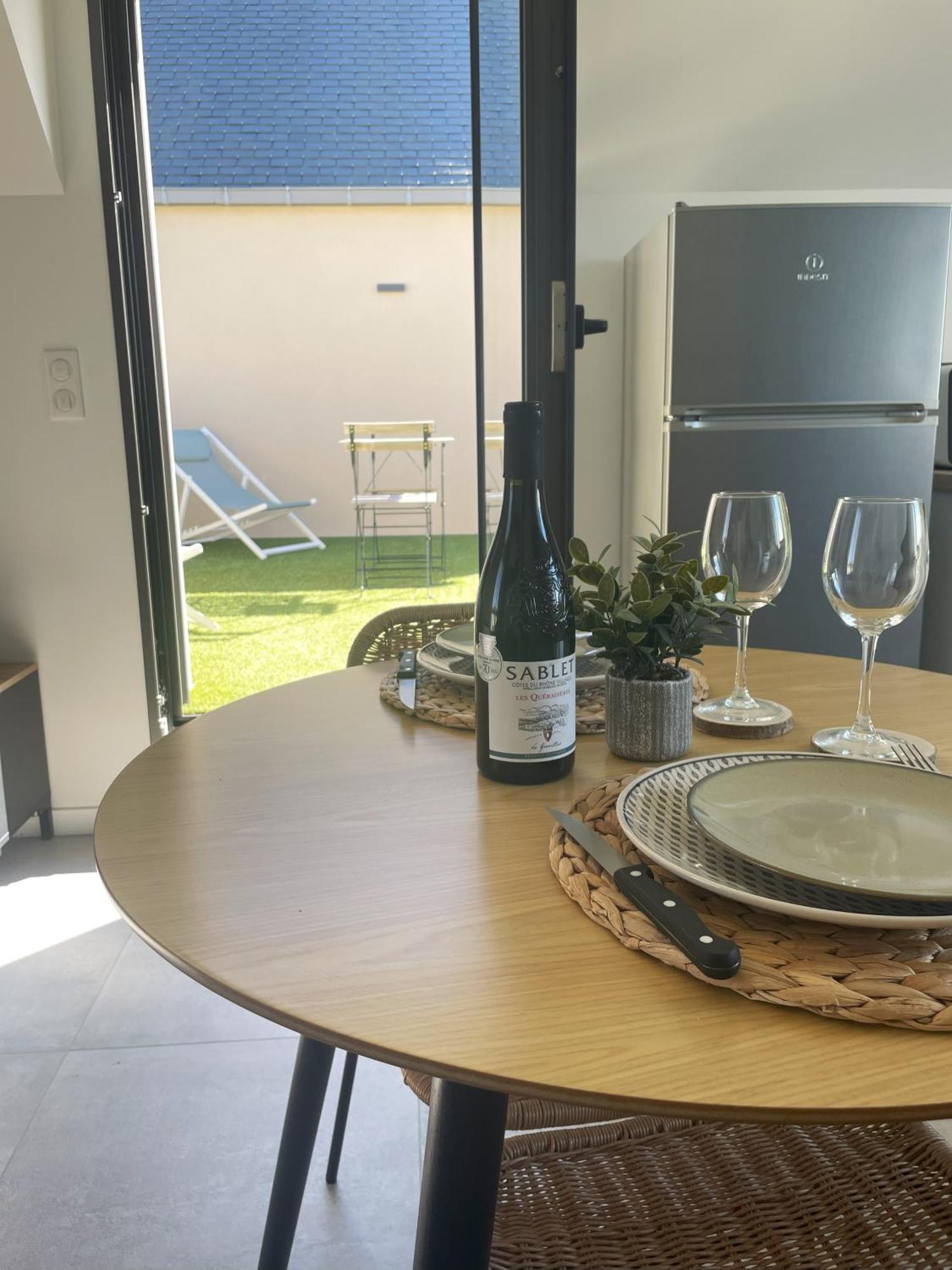 Studio Avec Terrasse Proche De La Mer Lancieux Zewnętrze zdjęcie